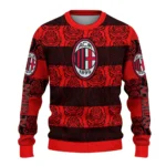 Customized Ac Milan Bulldog Motif Sweater Best Selling