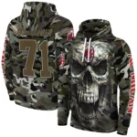 Customized Ac Milan Camo Skull Hoodie Best Selling