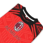 Customized Ac Milan Chevron Pattern Red Sweater Best Selling