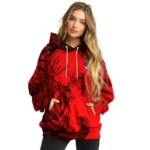 Customized Ac Milan Deer Silhouette Red Hoodie Best Selling