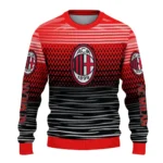 Customized Ac Milan Diamond Mesh Sweater Best Selling