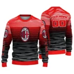 Customized Ac Milan Diamond Mesh Sweater Best Selling