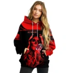 Customized Ac Milan Grim Reaper Red Black Hoodie Best Selling