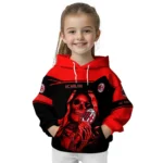 Customized Ac Milan Grim Reaper Red Black Hoodie Best Selling