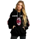 Customized Ac Milan Punisher Skull Black Hoodie Best Selling