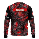 Customized Arsenal Antlers Pattern Red Black Sweater Best Selling
