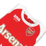 Customized Arsenal Flame Border Red Sweater Best Selling