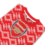 Customized Arsenal Lattice Gridwork Red Sweater Best Selling