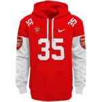 Customized Arsenal Minimal Design Red Hoodie Best Selling