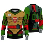 Customized Arsenal Ninja Turtle Sweater Best Selling