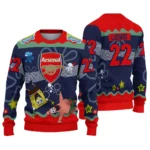 Customized Arsenal Spongebob Designs Blue Sweater Best Selling