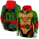 Customized Arsenal Superhero Armor Red Green Hoodie Best Selling