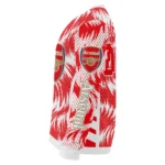 Customized Arsenal Swirl Flow Red Sweater Best Selling