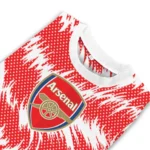 Customized Arsenal Swirl Flow Red Sweater Best Selling
