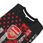 Customized Arsenal Vintage Usa Flag Black Sweater Best Selling