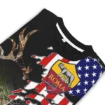Customized As Roma American Flag Claw Sweater Best Selling