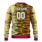 Customized As Roma Camouflage Stripe Red White Sweater Best Selling