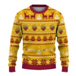 Customized As Roma Christmas Designs Red Sweater Best Selling