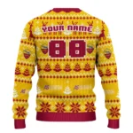 Customized As Roma Christmas Designs Red Sweater Best Selling
