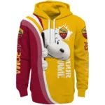 Customized As Roma Peeking Snoopy Red Hoodie Best Selling