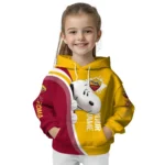 Customized As Roma Peeking Snoopy Red Hoodie Best Selling