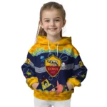 Customized As Roma Spongebob Patrick Star Red Navy Hoodie Best Selling