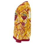 Customized As Roma Streak Overlay Red Sweater Best Selling