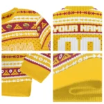 Customized As Roma Tent Stripes Red White Sweater Best Selling