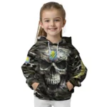 Customized Aston Villa Camo Skull Hoodie Best Selling