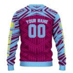 Customized Aston Villa Chevron Pattern Claret Sweater Best Selling