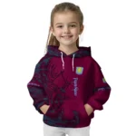 Customized Aston Villa Deer Silhouette Claret Hoodie Best Selling