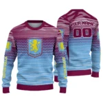 Customized Aston Villa Diamond Mesh Sweater Best Selling