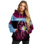 Customized Aston Villa Grim Reaper Claret Black Hoodie Best Selling
