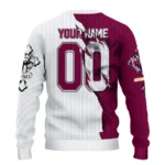 Customized Aston Villa Jesus Tears Claret White Sweater Best Selling
