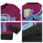 Customized Aston Villa Stitch Art Prints Claret Sweater Best Selling