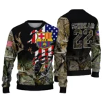 Customized Barcelona American Flag Claw Sweater Best Selling