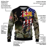 Customized Barcelona American Flag Claw Sweater Best Selling
