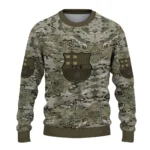 Customized Barcelona Camouflage Blend Sweater Best Selling