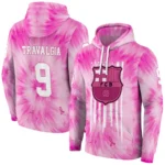 Customized Barcelona Cancer Support Pink Hoodie Best Selling