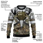 Customized Barcelona Deer Antlers Sweater Best Selling