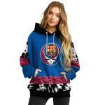 Customized Barcelona Grateful Vibes Blue Hoodie Best Selling