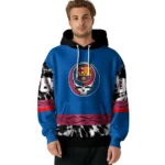 Customized Barcelona Grateful Vibes Blue Hoodie Best Selling