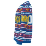 Customized Barcelona Tent Stripes Blue White Sweater Best Selling