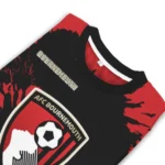 Customized Bournemouth Burst Swirl Red Sweater Best Selling