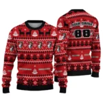Customized Bournemouth Christmas Designs Red Sweater Best Selling