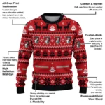 Customized Bournemouth Christmas Designs Red Sweater Best Selling