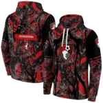 Customized Bournemouth Hunting Theme Red Black Hoodie Best Selling