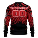 Customized Bournemouth Pixel Flow Red Black Sweater Best Selling