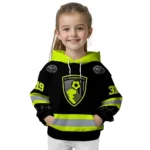 Customized Bournemouth Safety Motif Black Neon Green Hoodie Best Selling