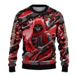 Customized Bournemouth Skull Horde Red Sweater Best Selling